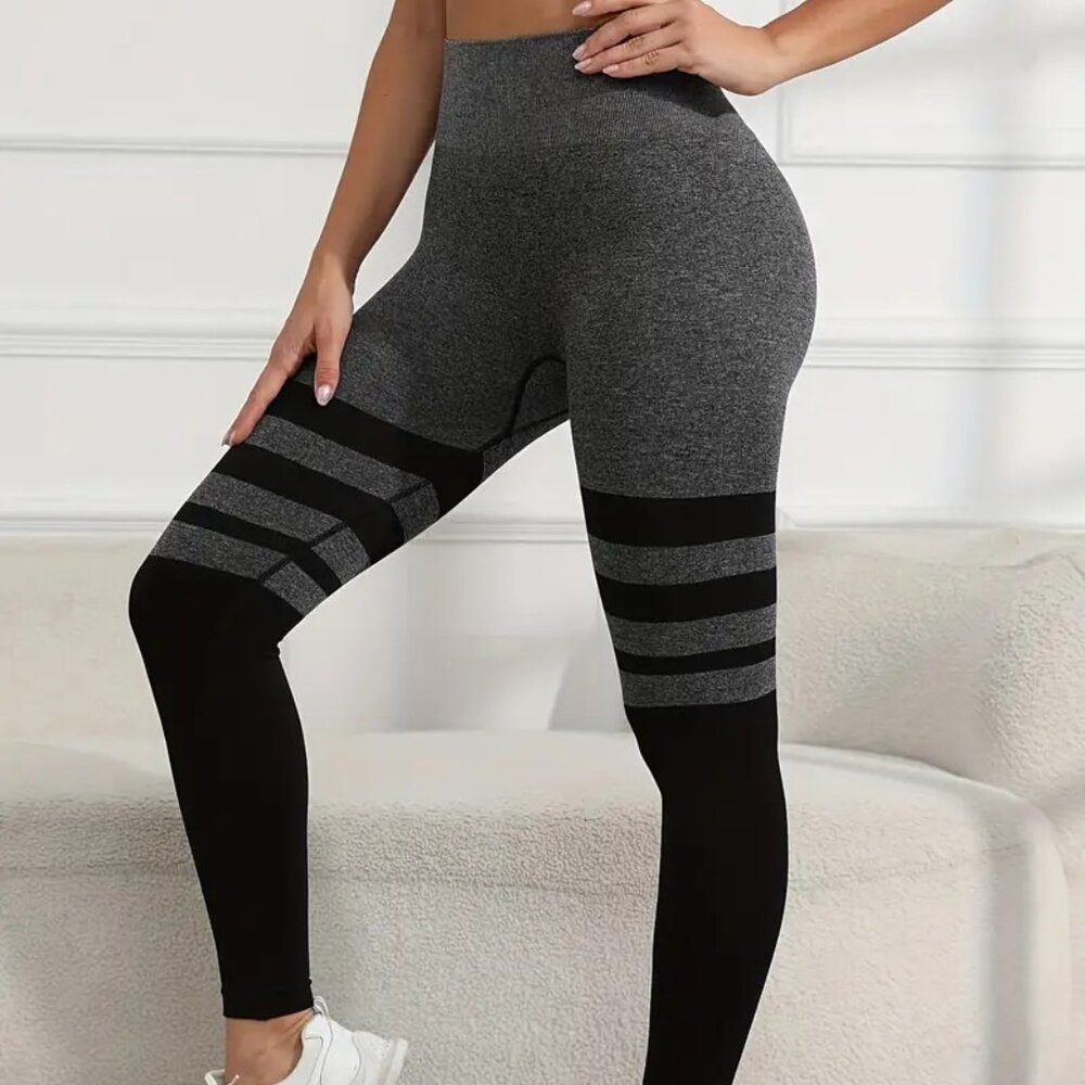 Seamless Slim-Fit Tummy Control Yoga Leggings